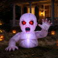 5 ft LED Large Halloween Inflatable Zombie Baby Outdoor Decor with Light / Scary Blow up Doll, with Air