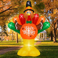 14FT Thanksgiving Inflatables Turkey, Blow Up Turkey Outdoor Decorations / Self-inflatable, Powerful Air